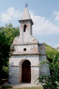 The Baroque chapel on the Kapos hill, built in the second half of the 18th century.