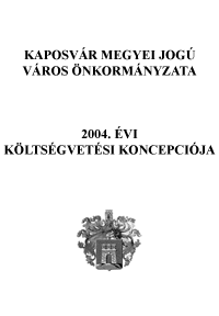 2004. évi költségvetési koncepció